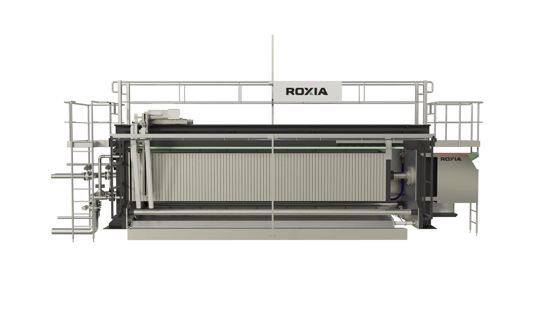 El filtro prensa Roxia presenta un funcionamiento totalmente automático.