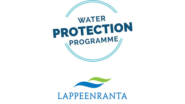 Water protection programme stamp. The City of Lappeenranta and the Centre for Economic Development, Transport and Environment.